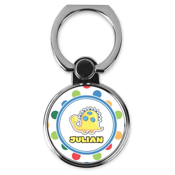 Custom Dots & Dinosaur Cell Phone Ring Stand & Holder (Personalized)