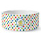 Dots & Dinosaur Ceramic Dog Bowl - Large (Personalized)