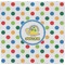 Dots & Dinosaur Ceramic Tile Hot Pad (Personalized)