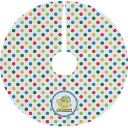 Dots & Dinosaur Tree Skirt (Personalized)