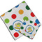 Dots & Dinosaur Cloth Napkins - Personalized Lunch & Dinner (PARENT MAIN)