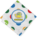 Dots & Dinosaur Cloth Napkin w/ Name or Text