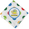 Dots & Dinosaur Cloth Napkin w/ Name or Text