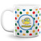 Dots & Dinosaur Coffee Mug - 20 oz - White