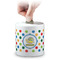 Dots & Dinosaur Coin Bank (Personalized)