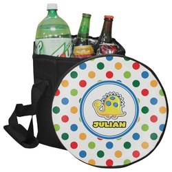 Dots & Dinosaur Collapsible Cooler & Seat (Personalized)