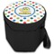 Dots & Dinosaur Collapsible Personalized Cooler & Seat (Closed)