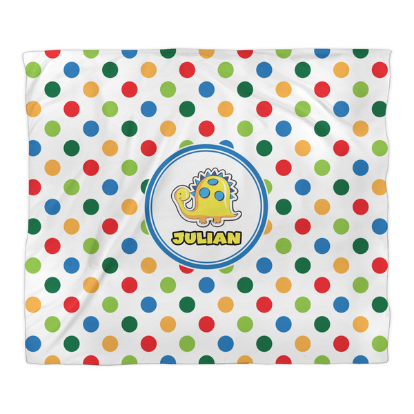 Dots & Dinosaur Comforter - King - Front