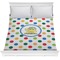 Dots & Dinosaur Comforter - Full / Queen (Personalized)