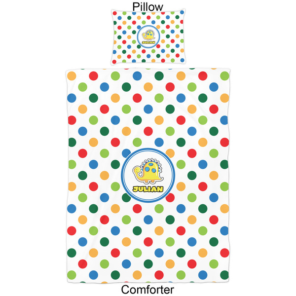 Dots & Dinosaur Comforter Set - Twin - Approval