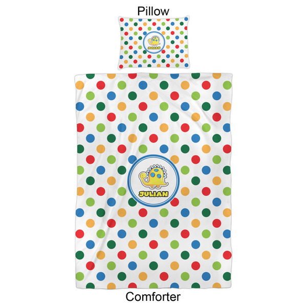 Dots & Dinosaur Comforter Set - Twin XL - Approval