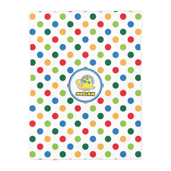 Dots & Dinosaur Comforter - Twin - Front