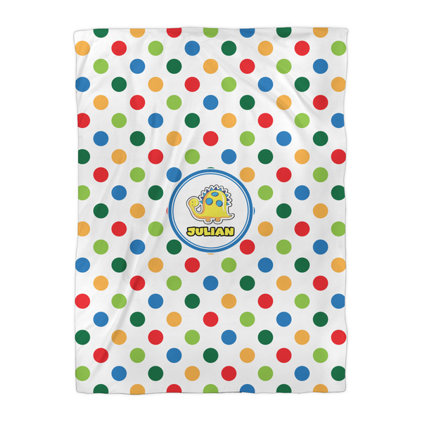 Dots & Dinosaur Comforter - Twin XL - Front