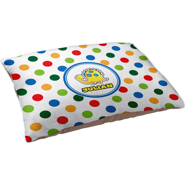 Dots & Dinosaur Dog Bed - Large