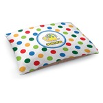 Dots & Dinosaur Dog Bed - Medium w/ Name or Text