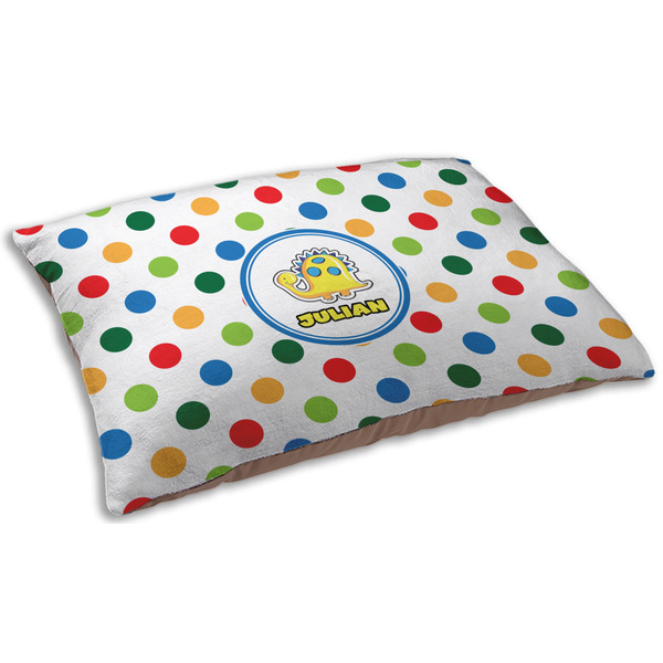 Dots & Dinosaur Dog Beds - SMALL