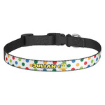 Dots & Dinosaur Dog Collar (Personalized)