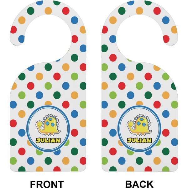 Dots & Dinosaur Door Hanger (Approval)