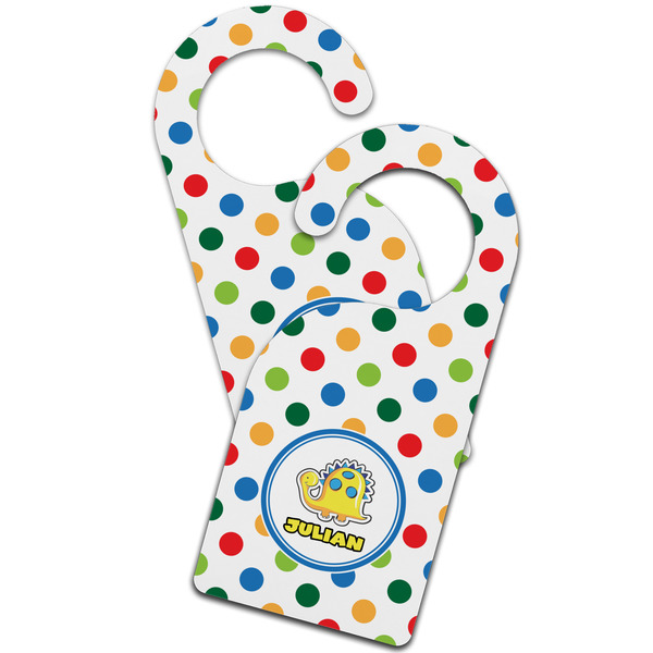Dots & Dinosaur Door Hanger - MAIN