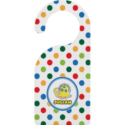 Dots & Dinosaur Door Hanger (Personalized)