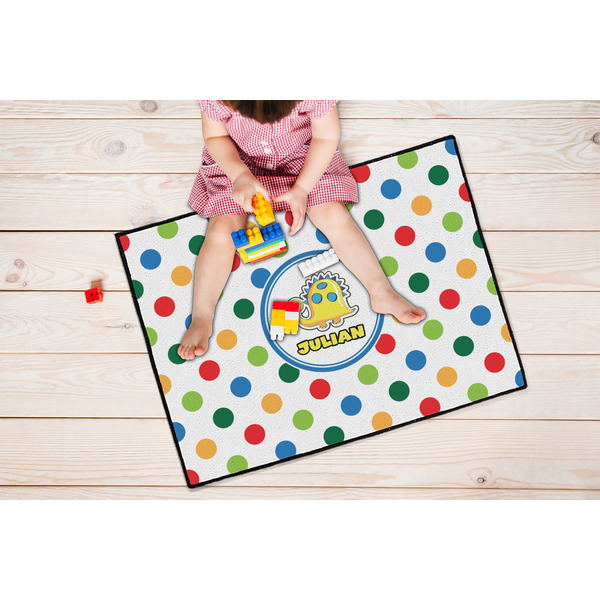 Dots & Dinosaur Door Mats - LIFESTYLE kid