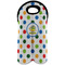 Dots & Dinosaur Wine Tote Bag (2 Bottles) (Personalized)