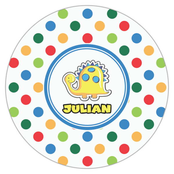 Dots & Dinosaur Drink Topper - Small - Single