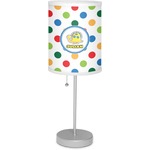 Dots & Dinosaur Lamp with Drum Shade (Personalized)