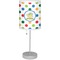Dots & Dinosaur Lamp with Drum Shade (Personalized)