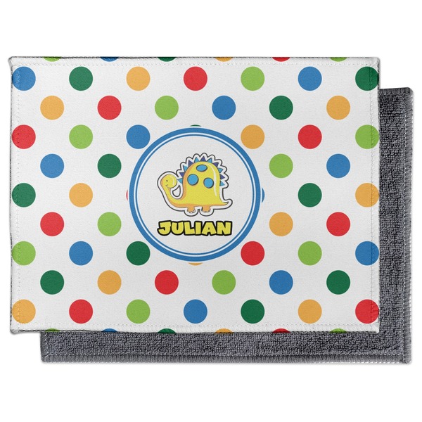 Dots & Dinosaur Electronic Screen Wipe - Flat