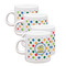 Dots & Dinosaur Single Shot Espresso Cups - Set of 4 (Personalized)