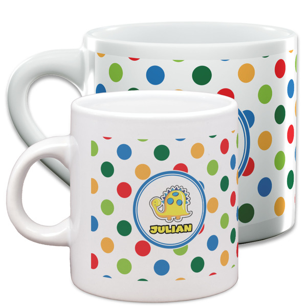 Dots & Dinosaur Espresso Mugs - Main Parent
