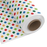 Dots & Dinosaur Fabric by the Yard - Spun Polyester Poplin