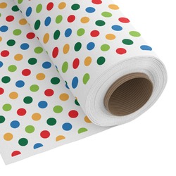 Dots & Dinosaur Fabric by the Yard - Spun Polyester Poplin