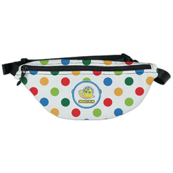 Dots & Dinosaur Fanny Pack - Classic Style (Personalized)