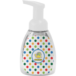 Dots & Dinosaur Foam Soap Bottle - White (Personalized)