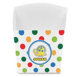 Dots & Dinosaur French Fry Favor Boxes (Personalized)