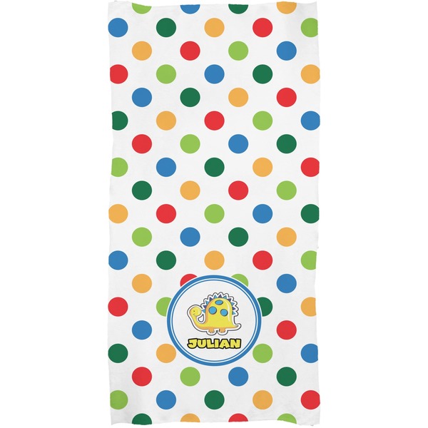 Dots & Dinosaur Full Sized Bath Towel - Apvl