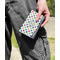 Dots & Dinosaur Genuine Leather Womens Wallet - In Context