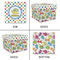 Dots & Dinosaur Gift Boxes with Lid - Canvas Wrapped - XX-Large - Approval
