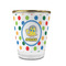 Dots & Dinosaur Glass Shot Glass - 1.5 oz - with Gold Rim - Single (Personalized)