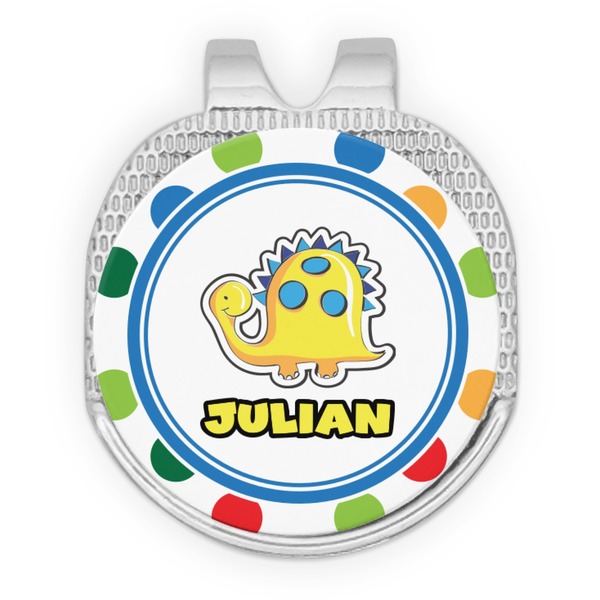 Dots & Dinosaur Golf Ball Hat Marker Hat Clip