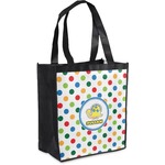 Dots & Dinosaur Grocery Bag (Personalized)