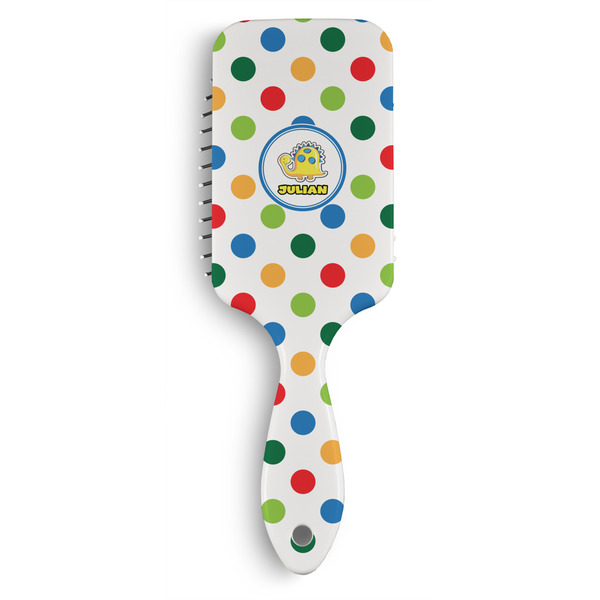 Custom Dots & Dinosaur Hair Brushes (Personalized)
