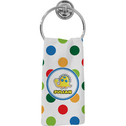 Dots & Dinosaur Hand Towel - Full Print (Personalized)