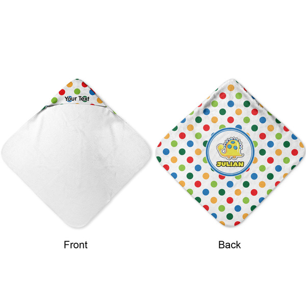Dots & Dinosaur Hooded Baby Towel- Approval