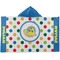 Dots & Dinosaur Kids Hooded Towel (Personalized)