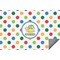 Dots & Dinosaur Indoor / Outdoor Rug - 5'x8' (Personalized)