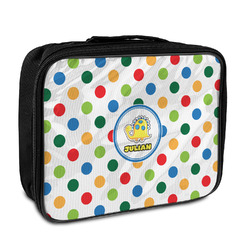 Dots & Dinosaur Insulated Lunch Bag (Personalized)