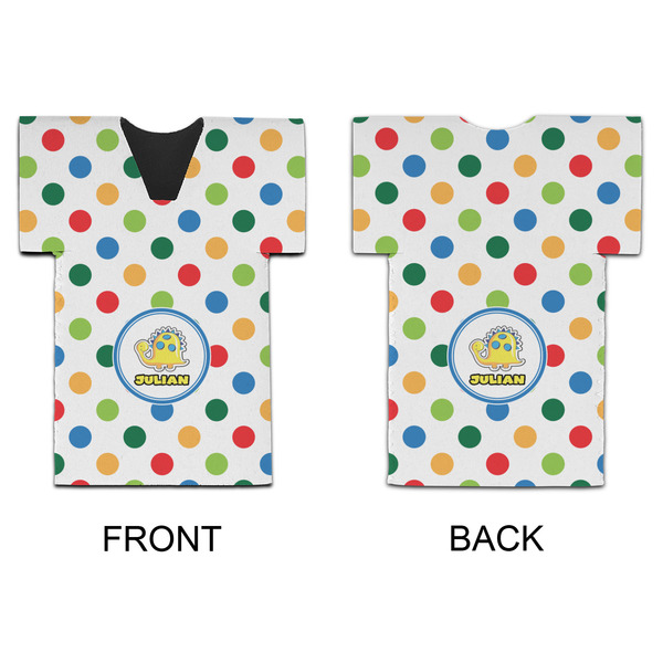 Dots & Dinosaur Jersey Bottle Cooler - APPROVAL